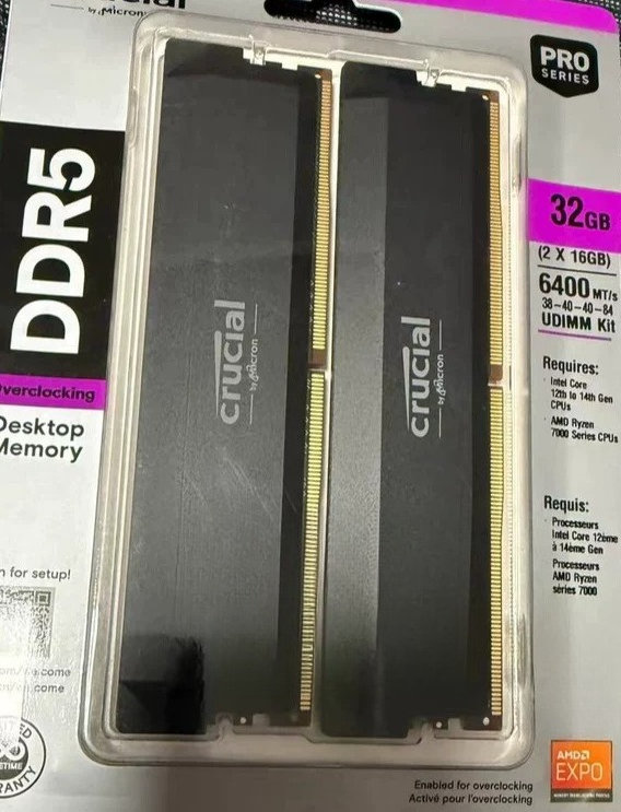 Ddr5 Ram - 32GB DDR5 6000MHz RAM Kit, 16GB