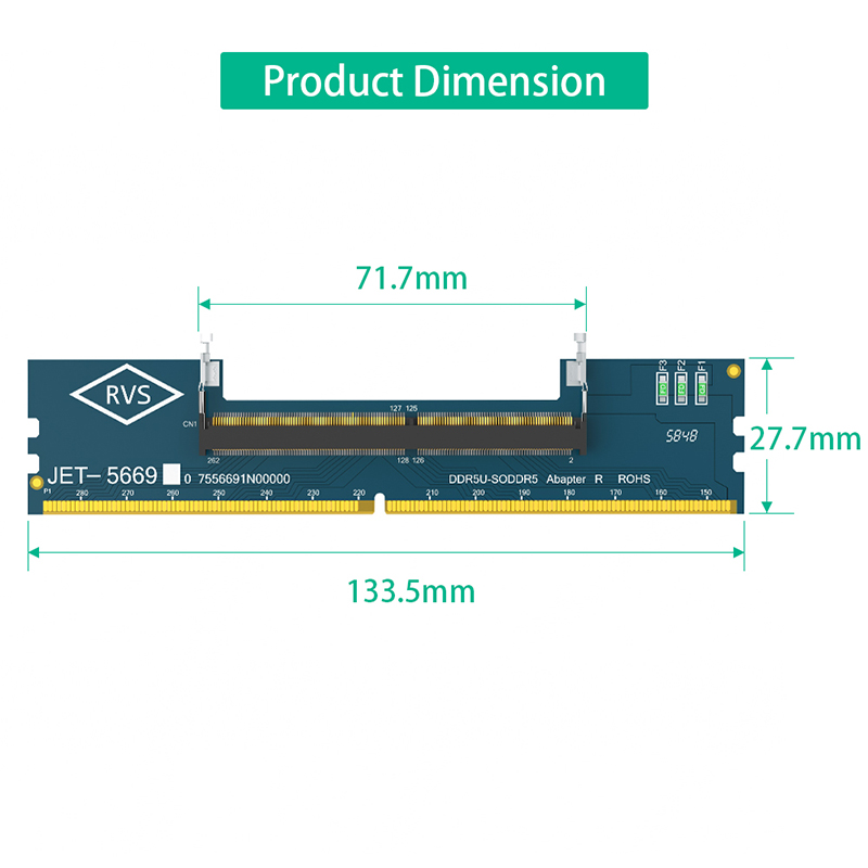 Laptop DDR5 RAM to SO DDR5 U-D - Ddr5 Sodimm recension och pris