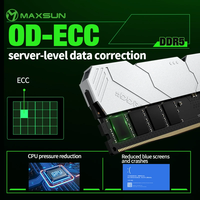 MAXSUN Heatsink Memoria RAM DD - Ddr5 32Gb recension och pris