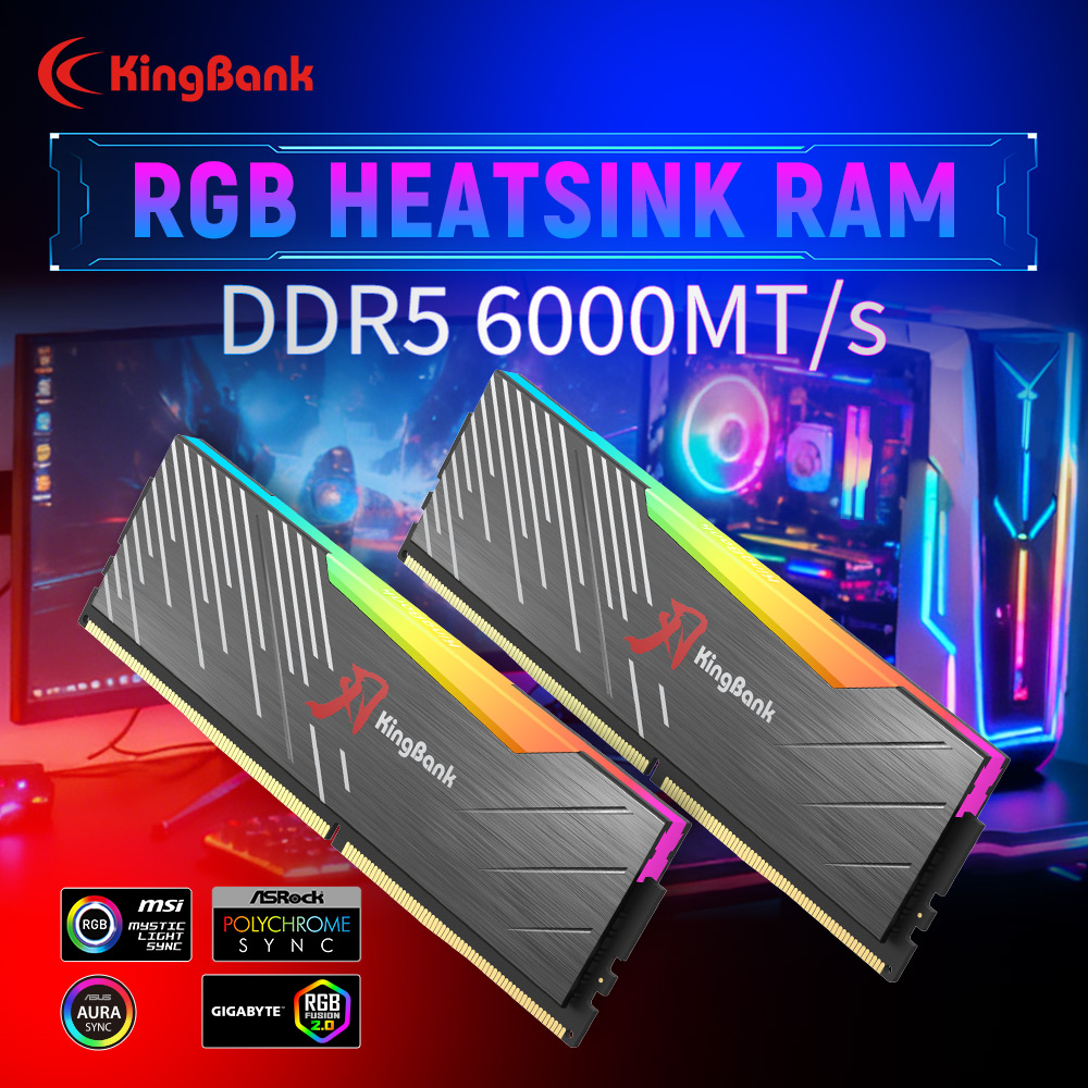 KingBank KRRB DDR5 RGB SoarBla - Ddr5 4800Mhz recension och pris