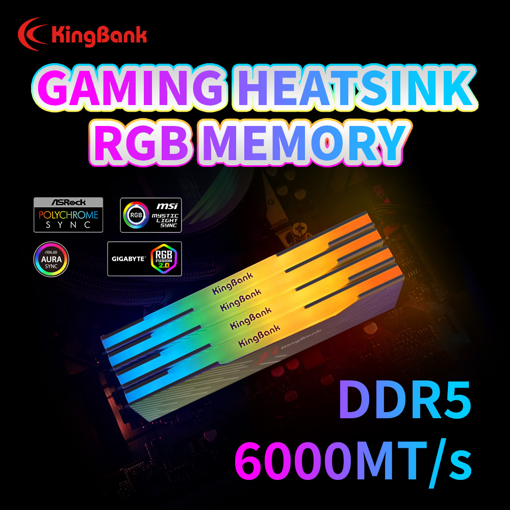 KingBank KRRB DDR5 RGB SoarBla - Ddr5 4800Mhz recension och pris